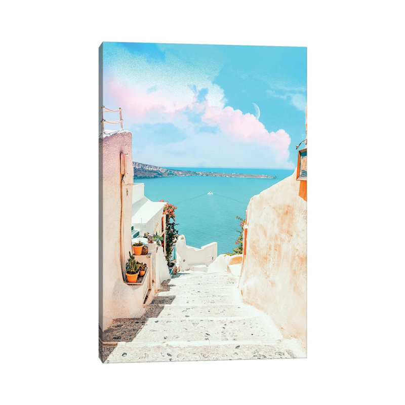 Grèce surréaliste, H 18 po x l 12 po x P 1,5 po