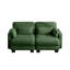 Canapé modulaire compact en chenille vert pour la maison Compression Modern