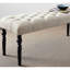 Banc de salle à manger capitonné en tissu Leviton-1166096574