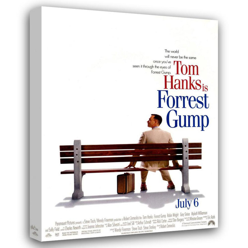 Forrest Gump, H 37 po x l 28 po