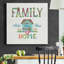 Family - reproduction d'art textuel sur toile tendue-482353715
