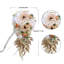 Bouquet de mariage de la mariée Bouquet en cascade pour le mariage de la mariée Fleurs artificielles Bouquet de mariage rustique romantique Décorations de mariage Accessoires de mariage