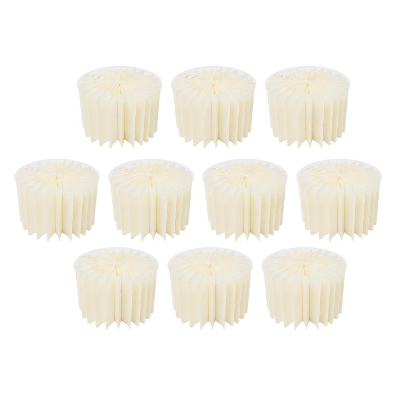 Vases en carton, H 7,9 po x l 11,8 po x P 11,8 po