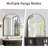 Arched Bathroom Mirror, Bathroom Mirror With Metal Frame, Wide Wall Mounted Mirrors Decor Modern Dresser Mirror For Bedroom Living Room Entryway-1567533668