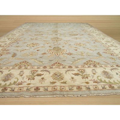Geer Oriental Multicolor Hand Knotted Wool Rug