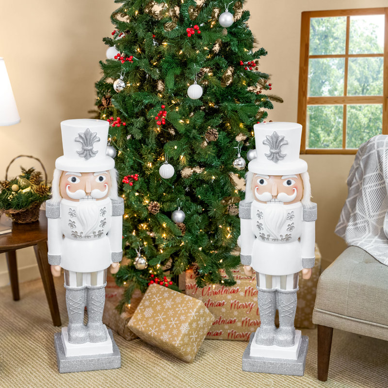 Sterling the Silver Christmas Nutcracker Statue - 37" H, 2