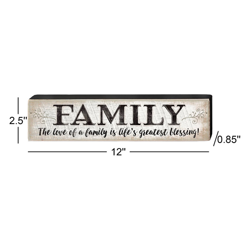 Arbor Text & Numbers Box Signs & Plaques