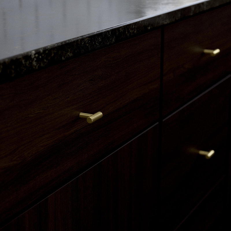 Simple Round Bar 1-1/4 in. (32 mm) Cabinet Knob