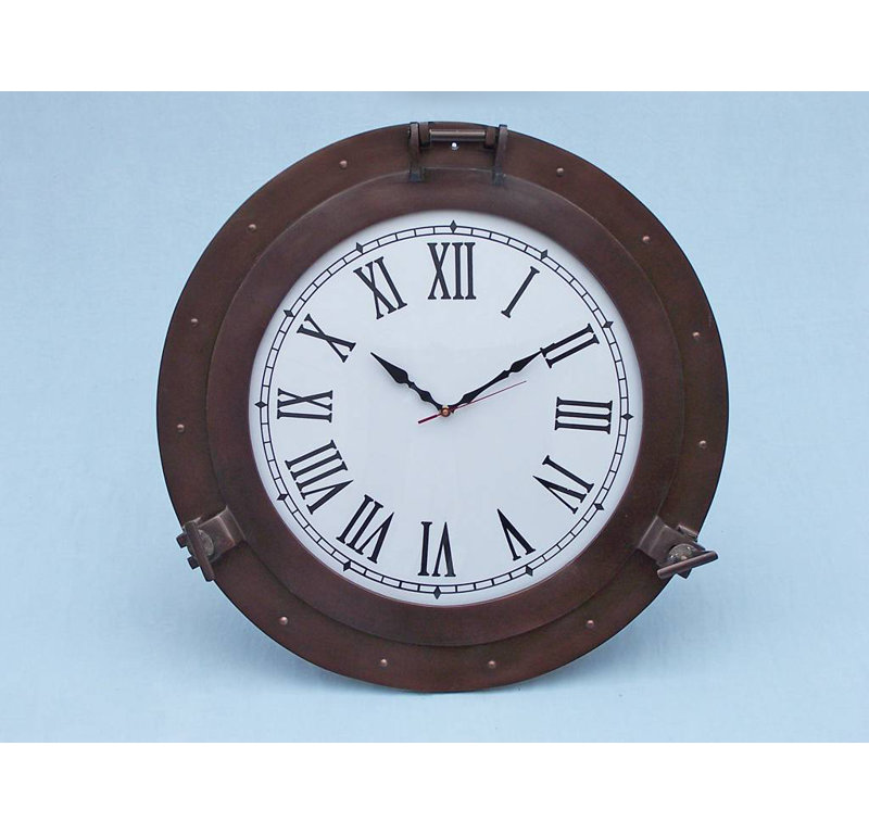 Horloge hublot à cercle côtier, Bronze