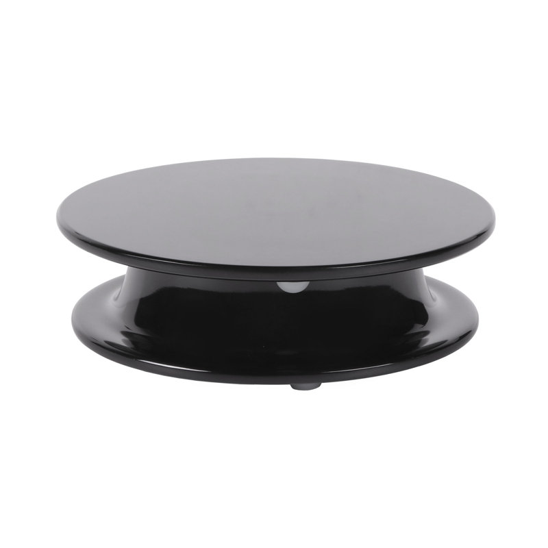 Flat 7" Melamine Appetizer Plate, Black