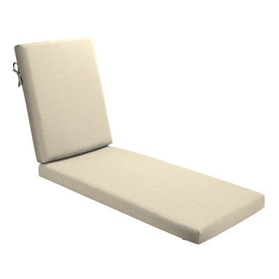Coussin de chaise longue d'extérieur en mousse ARDEN, 21 x 72, fabriqué avec ProFoam