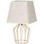 Lampe de table en or 15 po Maritza