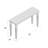 Manatuto 52'' Unfinished Solid Wood Console Table-1468551610