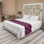 Chemin de lit Ambesonne style prune orné mauve-106945122