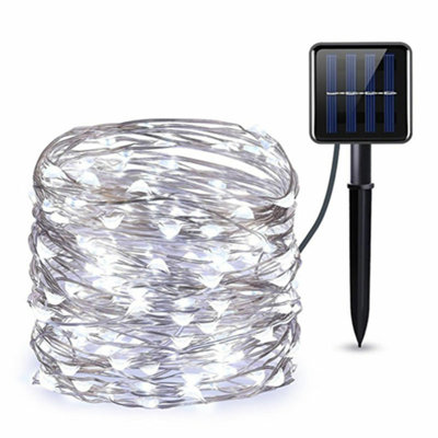 Guirlande de fées à énergie solaire à 2 ampoules DEL de 2 po Solihull (connectable de bout en bout)