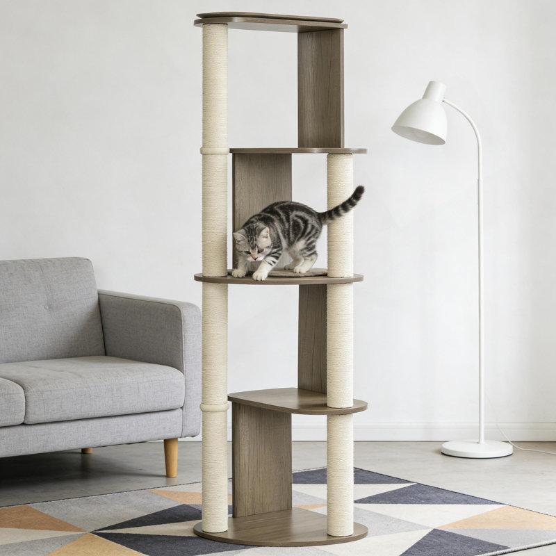 Large Multilevel Cat Tower,Corner Cat Tree