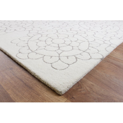Yamala Geometric Wool Hand Woven Area Rug