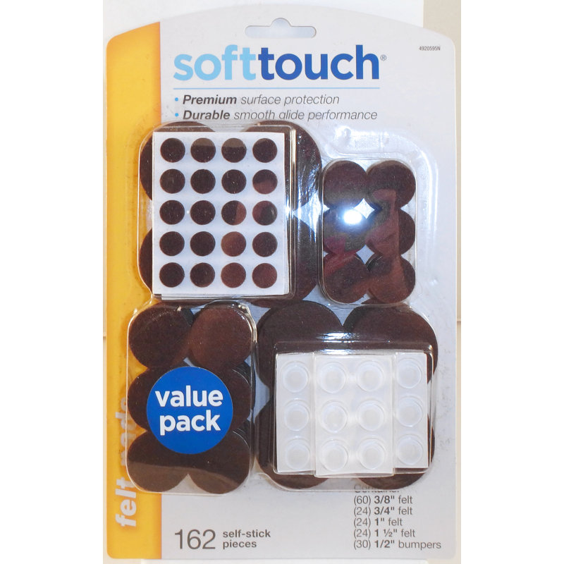 162 Pack Assorted Round Self-Stick Combo
