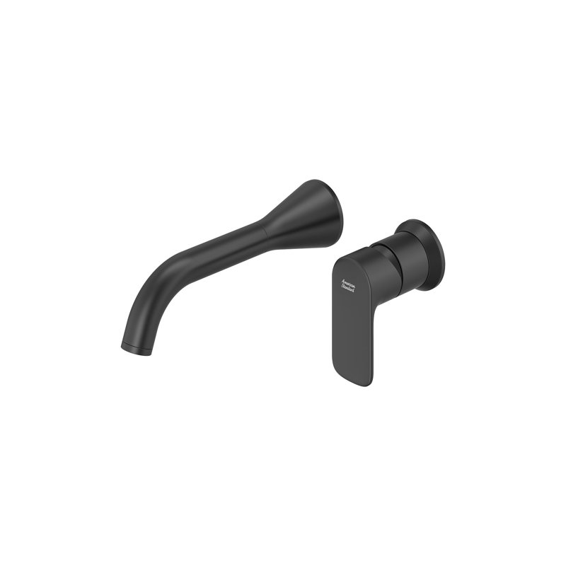 Single-handle Bathroom Faucet with Drain Assembly, Matte Black