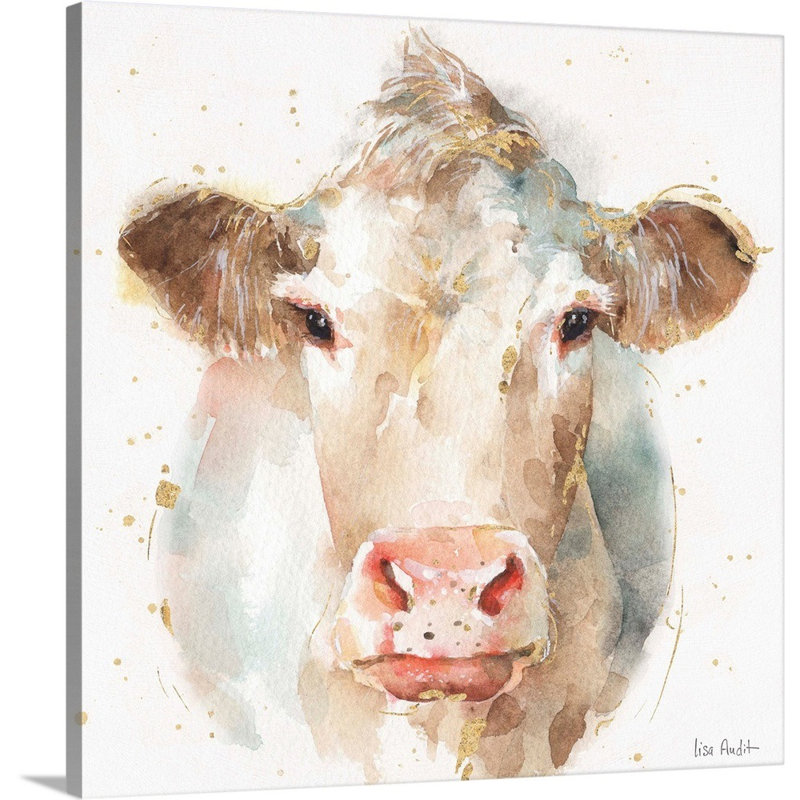 «Farm Friends II», art mural sur toile, Toile tendue, H 12 po x l 12 po x P 1 po