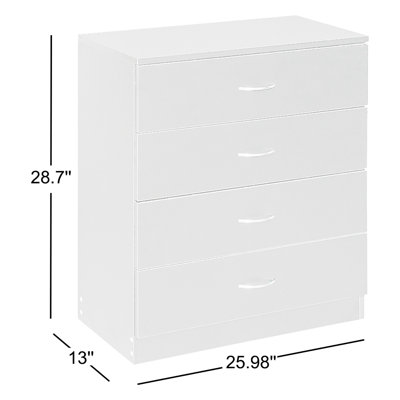 Commode 4 tiroirs l 26 po