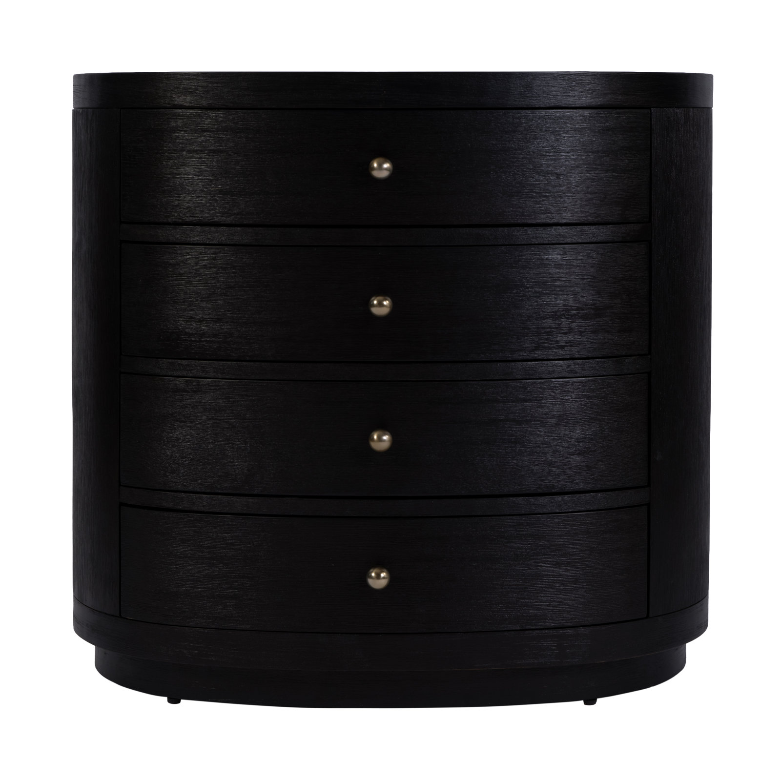 Celine 4-Drawer Acacia Nightstand, Antique Coffee
