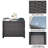 Emlynne 6 - Person Patio Conversation Set with Cushions-25624855-25624849