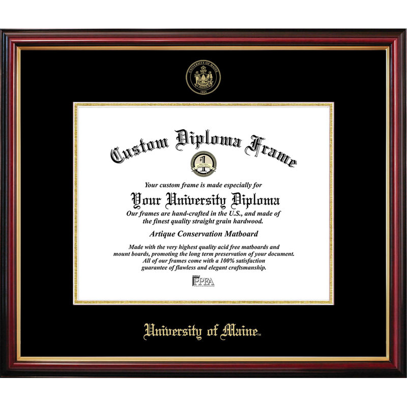 Cadre de diplôme Maine Petite, L 11 po x H 8,5 po, NCAA Towson