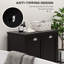 Armoire à linge double inclinable pour salle de bain. 2 pour le rangement des toilettes, armoire de plancher noire. Espace de rangement généreux pour les serviettes. Séparé et foncé. Fabriqué à l'eau. Fonction de surmatelas. Fixation murale. L 30 po x
