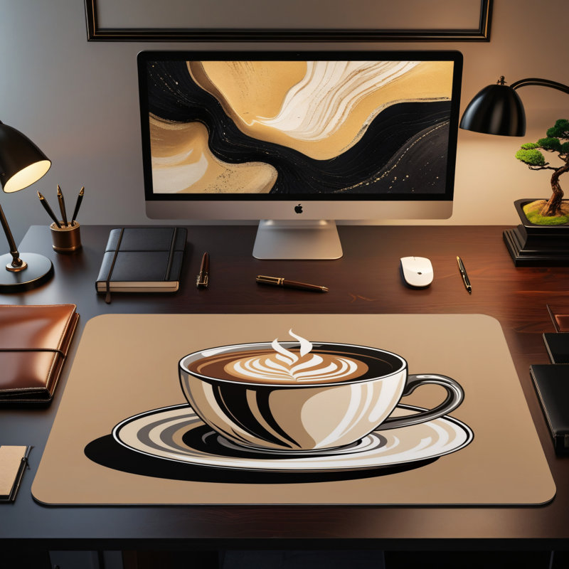 Polyester Desk Pad, 31.5x15.5