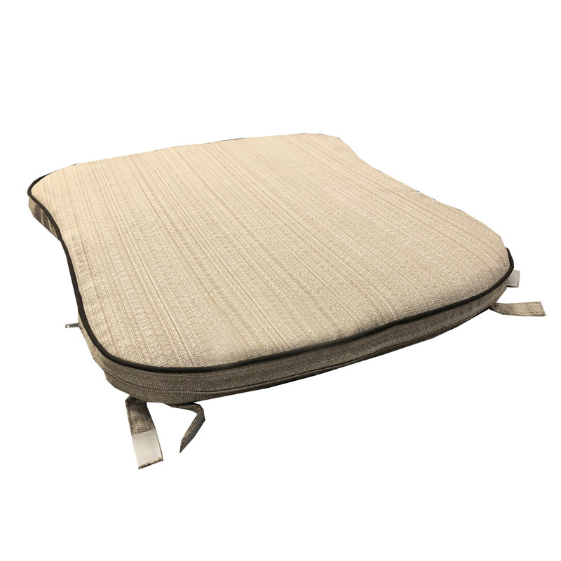 Outdoor Dining Chair Seat Cushion, 2" H x 19" W x 21" D