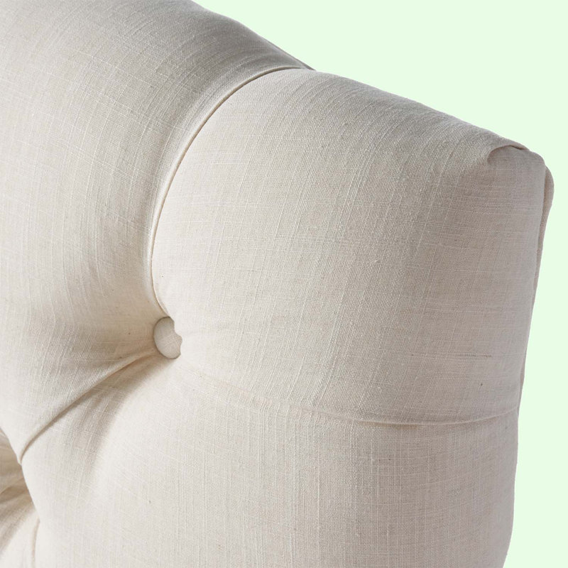 Chaise d'appoint capitonnée Patryck