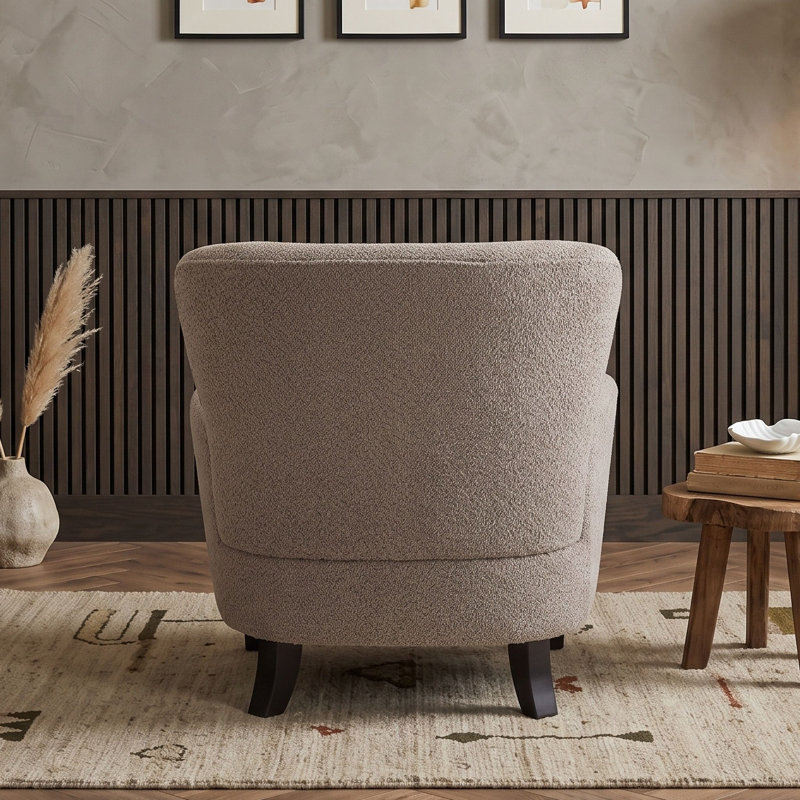Fauteuil club rembourré avec pieds