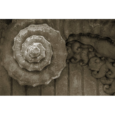 Architecture Detail In Sepia V by Laura DeNardo - Painting on Canvas