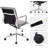 Aime Office Desk Chair, Ergonomic Office Chair, Mid Back Desk Chair With Adjustable Height-1350596018