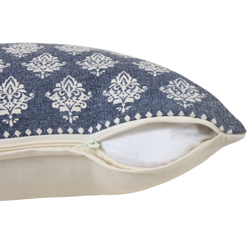 Coussin décoratif contemporain 100% coton, Polyester/ Bourre en polyester