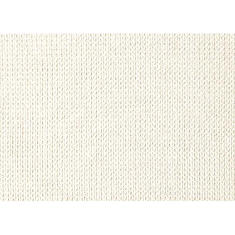 Lit EK en chenille et noyer, Beige/Walnut