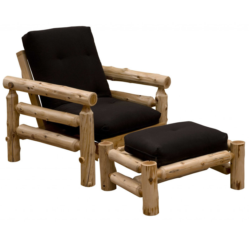 Novosel Upholstered Armchair with Ottoman