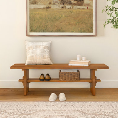 Dorian Solid Wood Entryway Bench