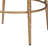 Baxton Studio Jessa Counter Stool - Modern Rustic Backless Stool with Hand-Forged Metal Frame and Integrated Footrest for Kitchen Island or Lounge