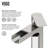 Starr 23" L x 15" W x 5" H Rectangular White Matte Stone Vessel Bathroom Sink with 10" H Faucet