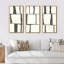 Minimaliste noir et blanc I - ensemble d'art moderne encadré sur toile Mid-Century-1342075003-1342075007