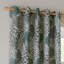 Ophelia Jacquard Floral Room Darkening Pencil Pleat Curtains-679212689