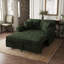 Canapé-lit en chenille avec coussin amovible-1171106373