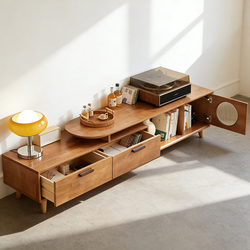 Modern Cherry Solid Wood TV Stands