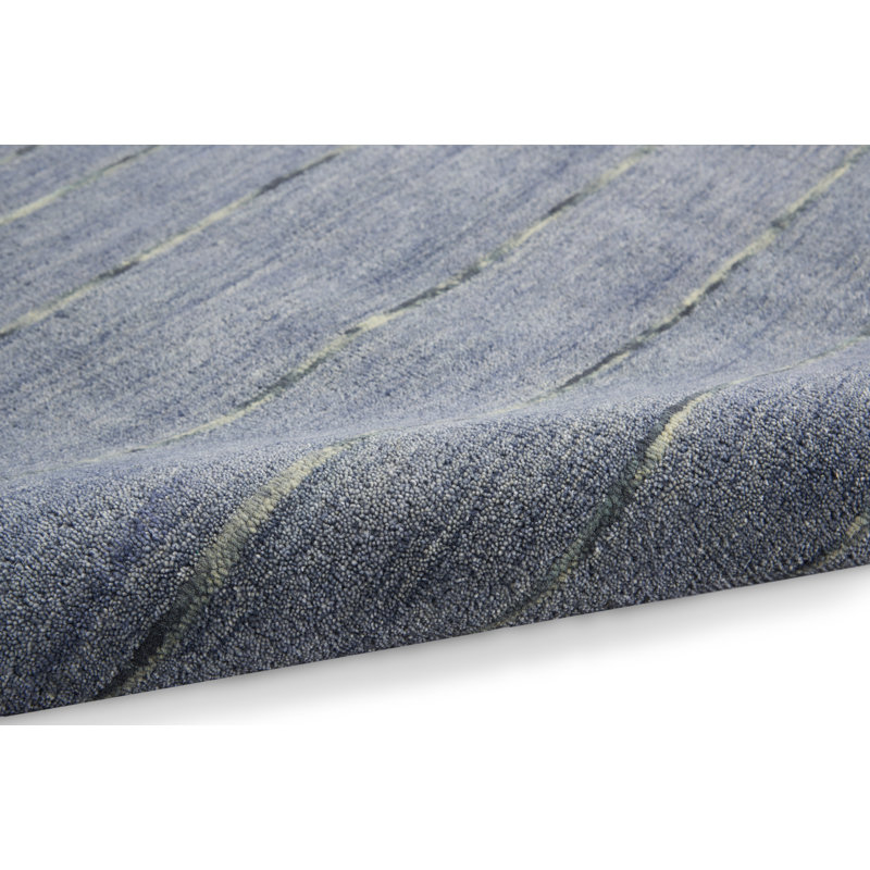 Solid Colour Hand Woven Area Rug, Rectangle 8' x 10'