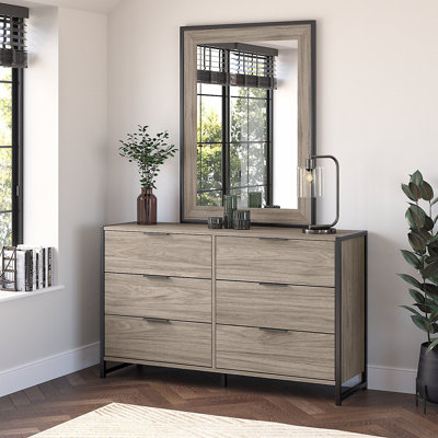 Commode double 6 tiroirs avec miroir Spero