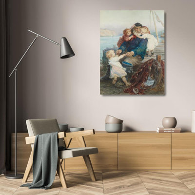 "What Do You Love Best" par Frederick Morgan - Art mural sur toile tendue avec châssis