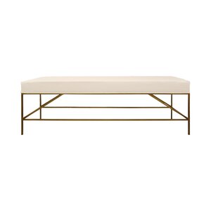 Chatia Kabir Linen Fabric Upholstered Bench