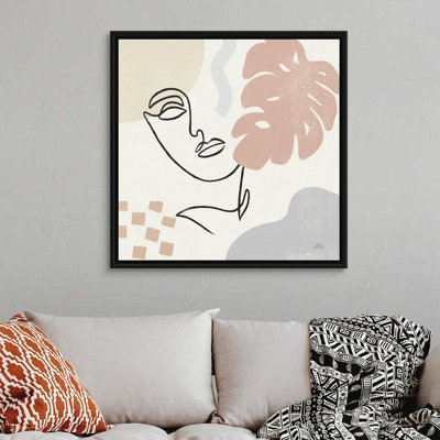 «Through the Window I» par Laura Marshall, reproduction d'art graphique sur toile